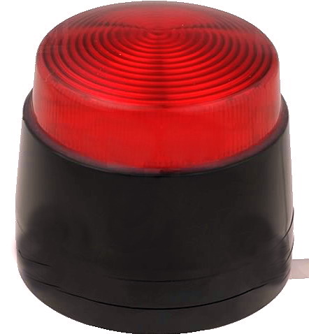 Baliza pulsatorie, rosu, 230VAC, IP67, Xenon lamp, X80-04-02