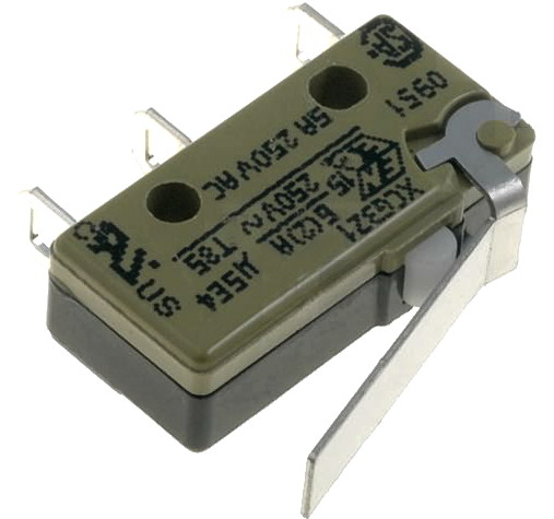 Microintrerupator cu lamela, 5A, 250V, SPDT, ON-(ON), XCG3-J1Z1