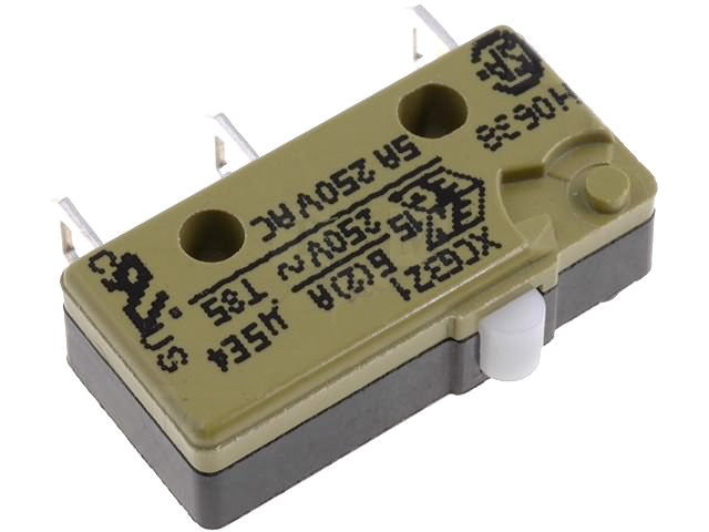 Microintrerupator, 5A, 250V, SPDT, ON-(ON), XCG3Z1, SAIA-BURGESS