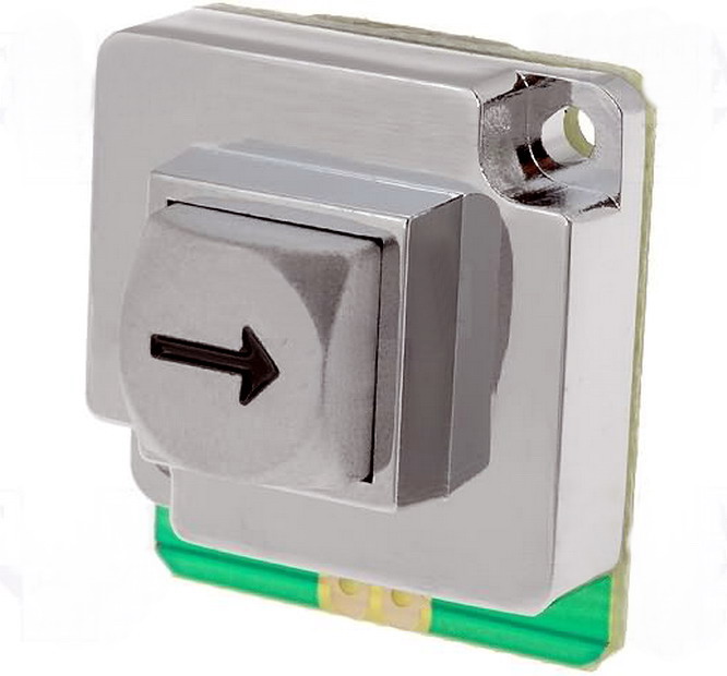 Tastatura metalica, 1 buton, AB101-MARS-WP