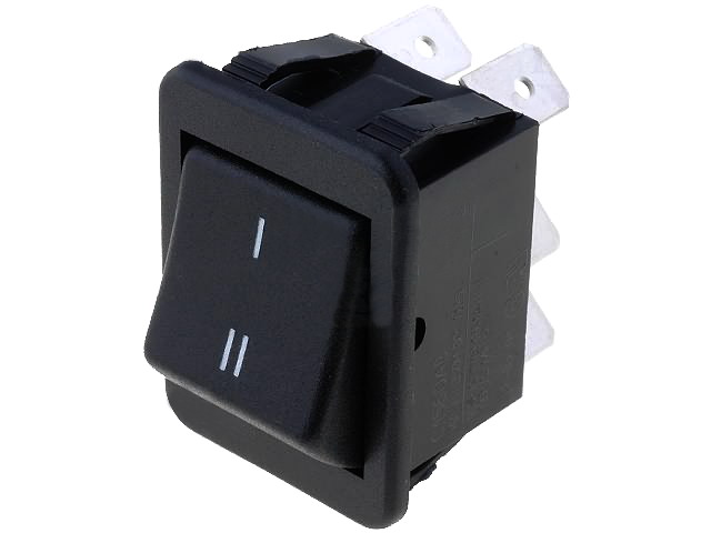 Comutator basculant, ON-ON, 20A/28V, 6 pini, DPDT, orificiu montare 30x22.1mm, C1560ABAAI
