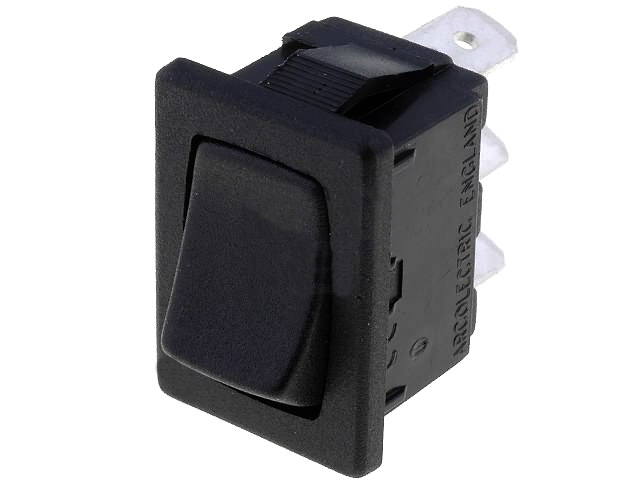 Comutator basculant; ON-ON, 10A, 3 pini, SPDT, orificiu montare 19.3x12.9mm, H8610VBAAA