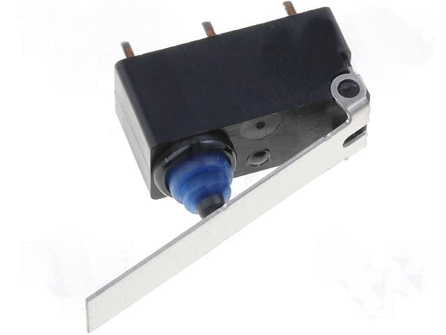 Intrerupator subminiatura, cu lamela, SPDT, IP67, D2HW-A221D, OMRON