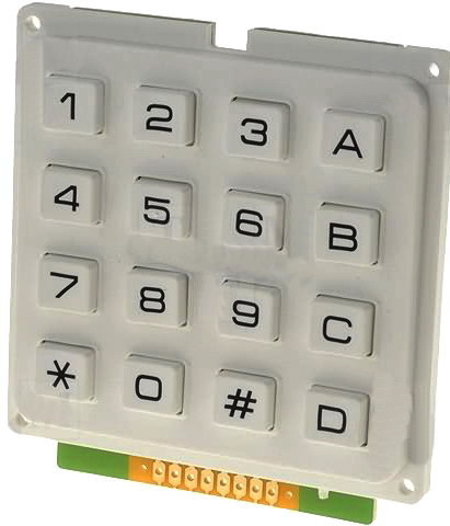 Tastatura numerica 16 butoane KB1604-PNW