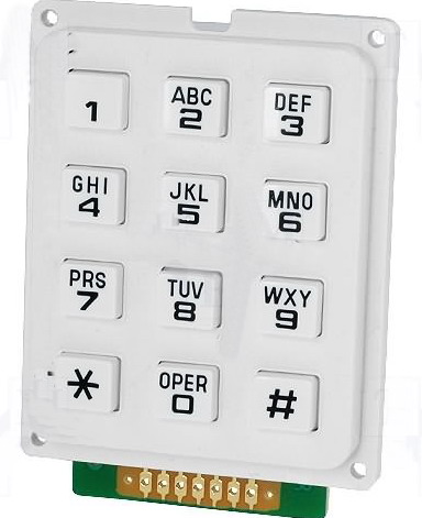 Tastatura universala, 12 butoane, KB304-PAW