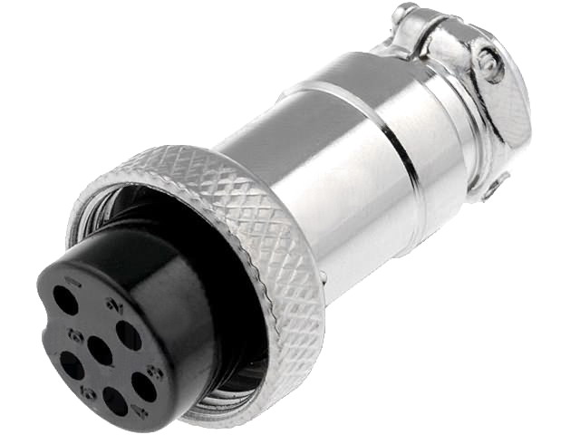 Mufa mama microfon, 6 contacte, MIC326