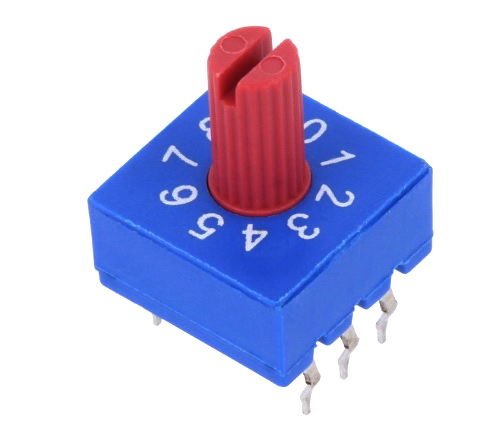 Comutator decadic, DEC/BCD, 10 poz, ERD210CSZ