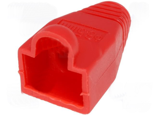 Manson mufa RJ45, rosu, RJ45B/RED
