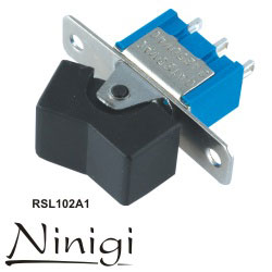 Intrerupator basculant, ON-ON, 3A, 6 pini, SPDT, RSL102A1