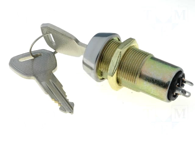 Intrerupator cu cheie, 4A, SPDT, ON-ON, S-246-3C