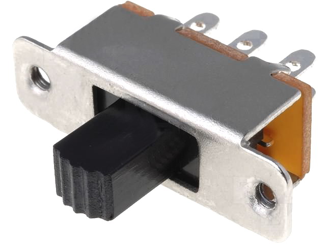 Comutator translatie, ON-ON, DPDT, SS4022P2W