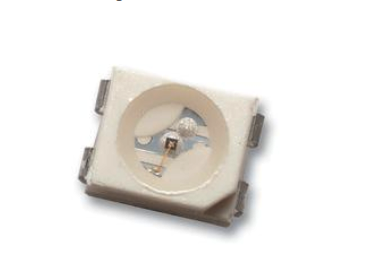 Led smd rosu, 3528, PLCC4. rosu-portocaliu, orange, 285-715mcd, 2.2-2.5V, HSMJ-A401-T40M1, AVAGO