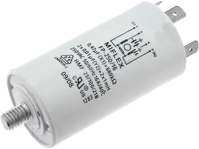 Filtru interferente, retea, 16A; Cx, Cy, 1mH, 250VAC, 5 fire, FP-250/16, MIFLEX