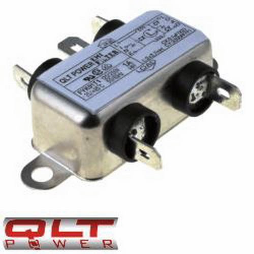 Filtru de retea, 10A, 250VAC, 64x48.7x18mm, FYK10T1