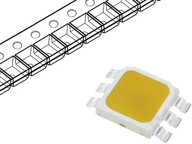 LED SMD alb LL-HPR5050WEB 95lm