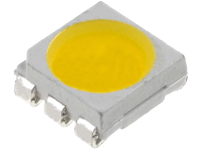 LED SMD, 5060, alb neutru, 5800-8400mcd, PLCC6, 2.8-3.4V, OF-SMD5060NW-H
