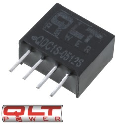 Convertor 24V/5V, DC/DC, SIL4, 2W, QDC2S-2405S