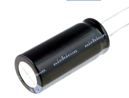 330uF/63V, Condensator electrolitic, low esr, 12.5x20mm, RM5, 105C, 7000h, NICHICON