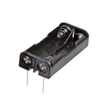 Suport baterii, 2xR3, pcb, AAA, KEYS2468RB