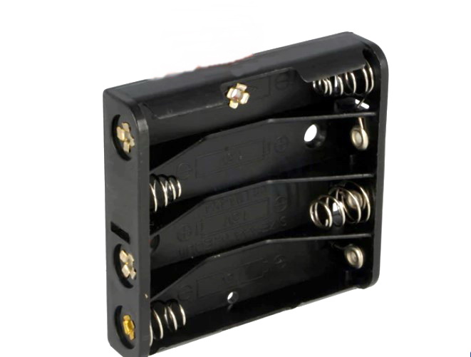 Suport baterii, AAA, 4xR3, MP000337