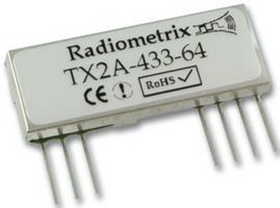 Emitator RF 433MHz RADIOMETRIX TX2A-433-64