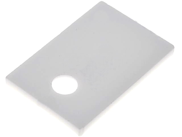 Izolator ceramic, pentru TO220, 18x12mm, AOS220, FISCHER ELEKTRONIK