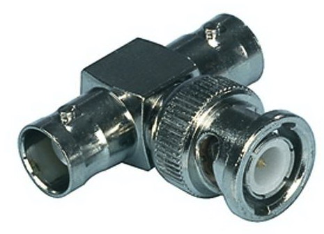 Adaptor BNC, adaptor T, 1x mufa/2x soclu, BNC-008