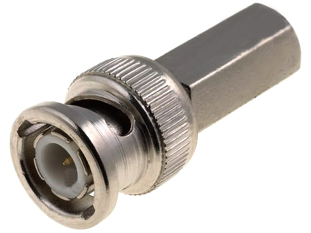 Mufa BNC dreapta, infiletata, BT2003, PSF1/8M, RG304, RG6, 6.5mm, BNC-001