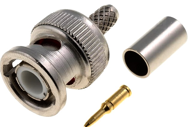 Mufa BNC dreapta, B9907, RG141, RG58, URM43, URM76, BNC-010