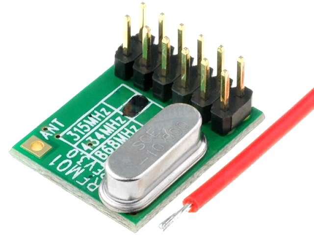 Modul Radio, receptor, 433.92, RFM01-433D, HOPE