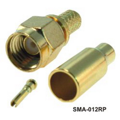 Conector SMA, mama tip REVERSE, pt cablu RG174, SMA-012RP
