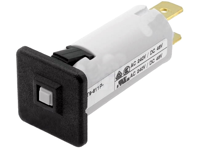 Intrerupator, protectie supracurent; 10A, 240VAC, T9-611P-10A