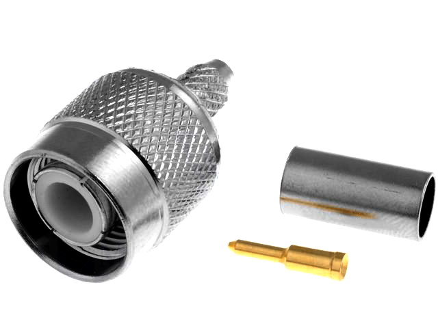Mufa TNC, tata, 50 ohmi, pt cablu RG58, TNC-001