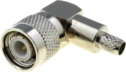 Mufa TNC, tata, pentru cablu RG58, 90 grade, TNC-203