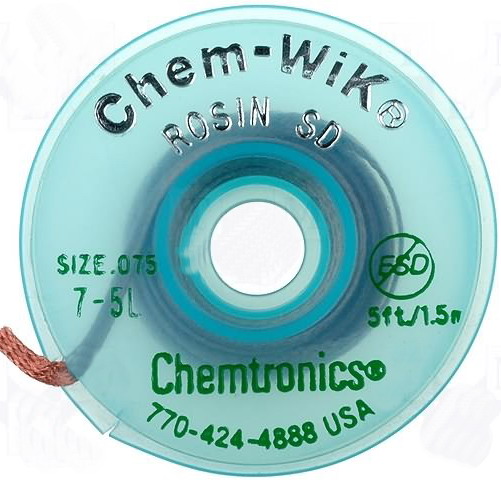 Tresa absorbanta, 2mm, dezlipit, 1.5m, WICK-S3