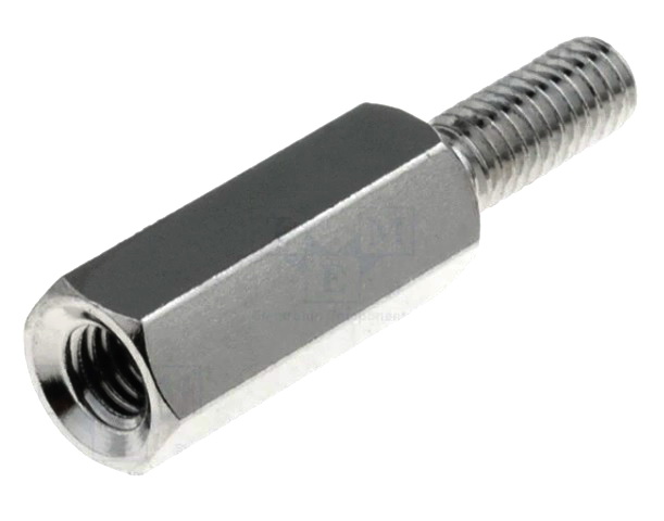 Distantor metal, M3, lungime 8mm, alama nichel, TFM-M3/8