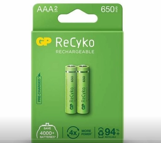 Acumulator 1.2V, NI-MH, AAA, R3, 650mA, 2 buc, ACCU-R3/650-2-GP