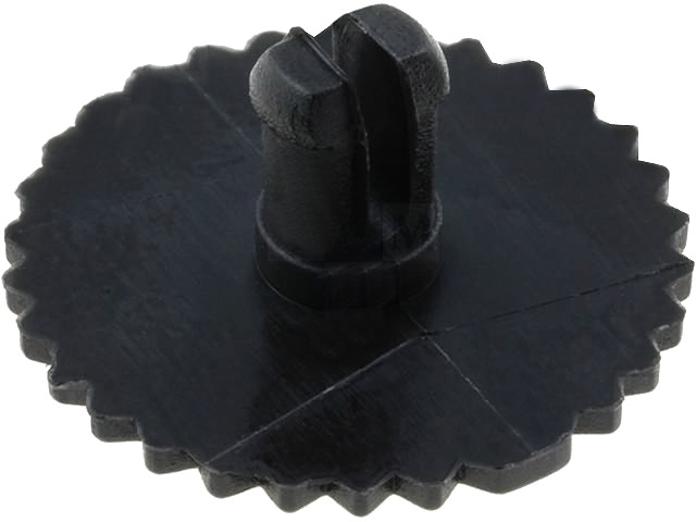 Buton semireglabil Piher CA14GB negru