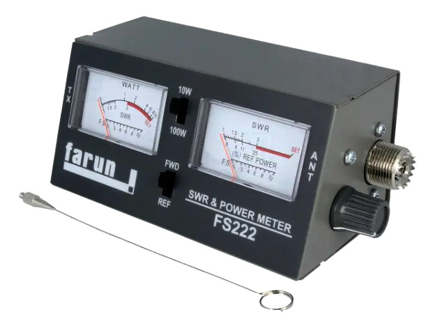 Reflectometru SWR, 3.5-150MHz, 10/100W, FS222