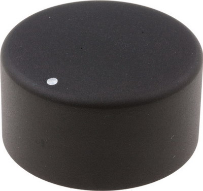 Buton potentiometru, ax 6mm, indicator aluminiu, 31x17mm,  GC6M-31X17