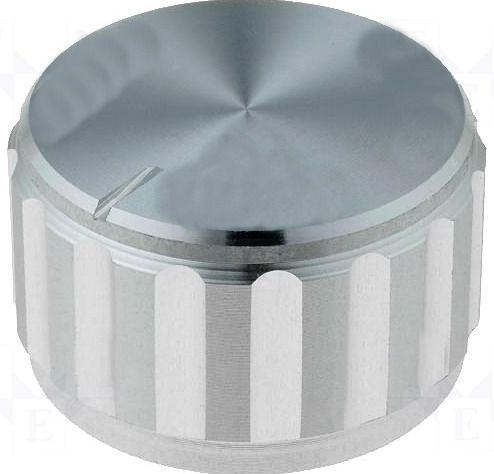 Buton potentiometru, AL, 30mm, ax 6mm, GS6.4-30X15