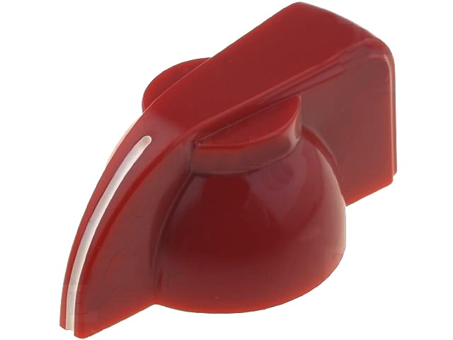 Buton comutator, rotativ, rosu, ax 6mm, Ø19,5x14mm, GW6M-20X14-C