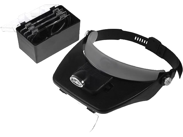 Ochelari cu lupa si lumina, Marire x1,2-x3,5, NB-HDLUP-35