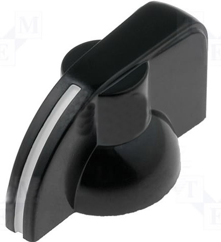 Buton pt comutator rotativ, 19x17mm, ax 6mm,  PN-1-6.4