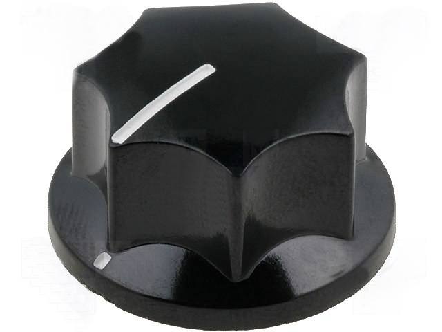 Buton pt comutator rotativ, 18.5x15mm, bachelita, ax 6mm, PN-9E-6.4