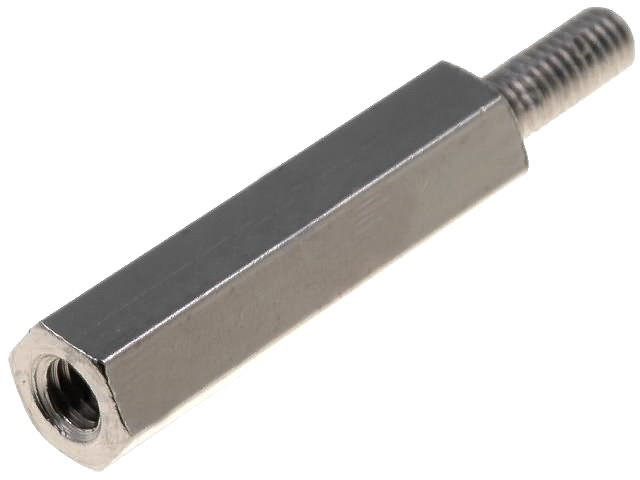 Distantor metal, alama, nichel, 20mm, M3, TDYSFM-M3/20