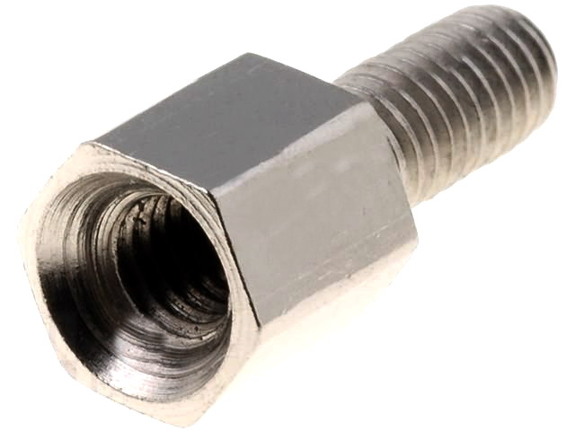 Distantor metal alama nichel, M4, L8, TFM-M4X8/DR216