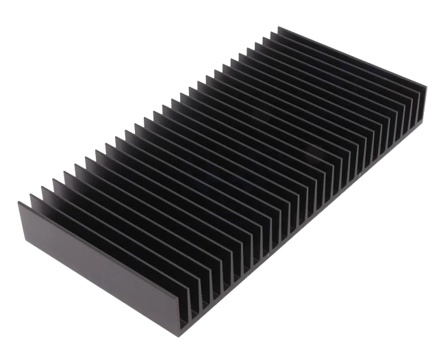 Radiator Aluminiu, L:100mm; W:200mm; H:25mm, SK42/100/SA, FISCHER