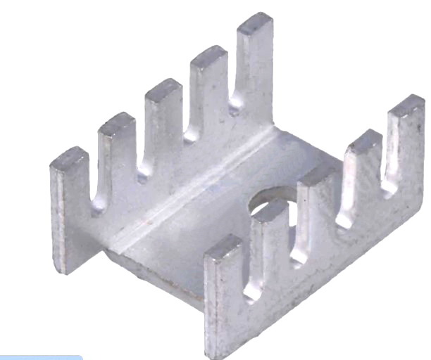 Radiator AL, 13,3x19,1x9,53mm, TO220, FK302