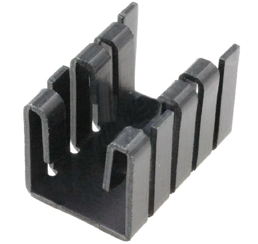 Radiator Al, 19x12,8x12,7mm, TO220, HS-010